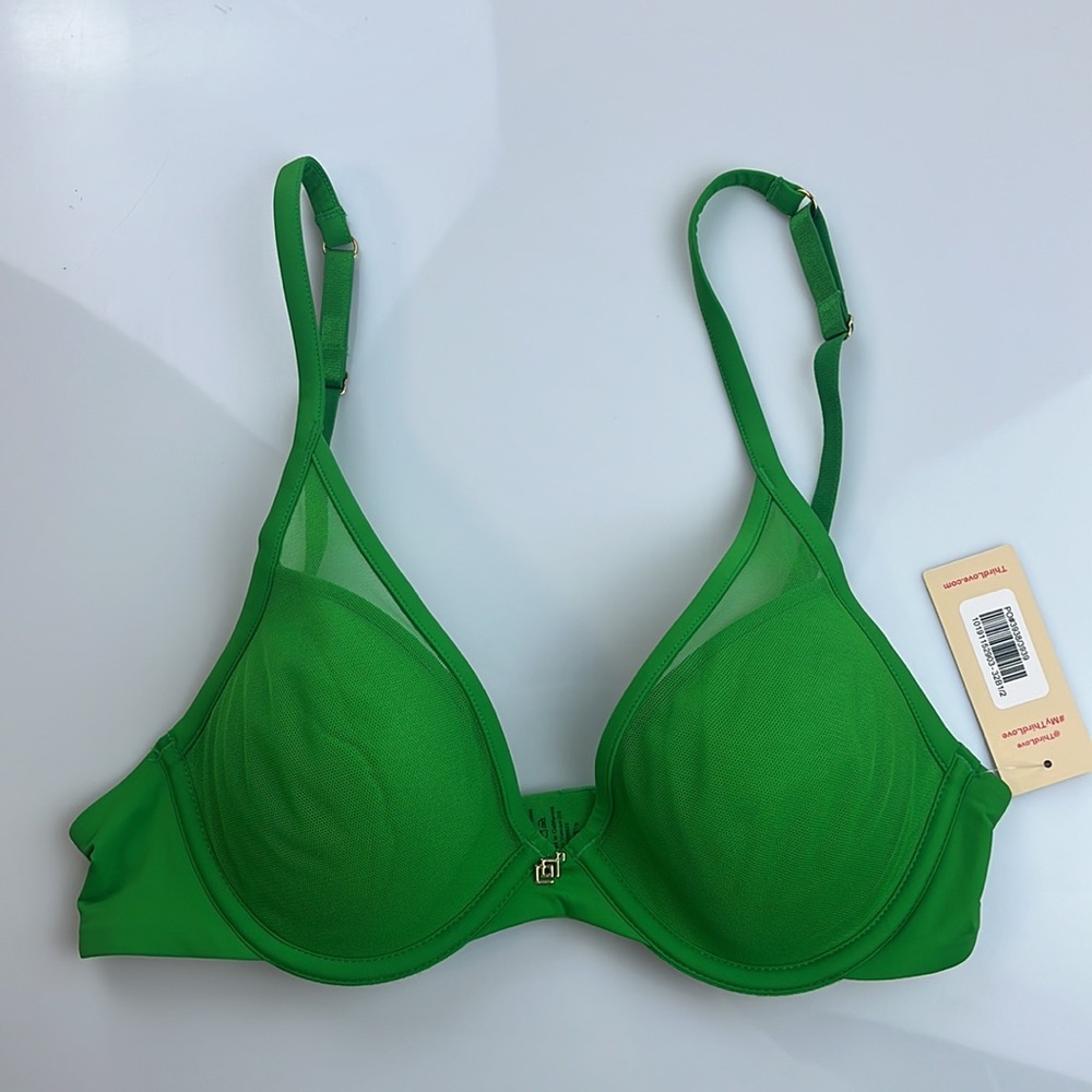 Green Underwire Bra